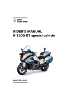 BMW R1300RT - Owners manual 2025 EN - special vehicle